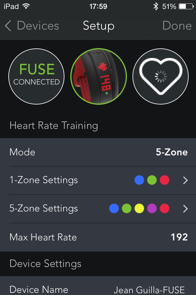 Paramétrer les zones de fréquence cardiaque