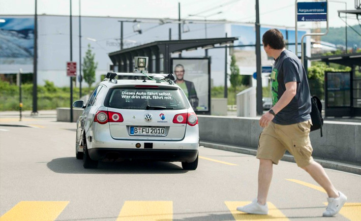 Swisscom teste une voiture autonome