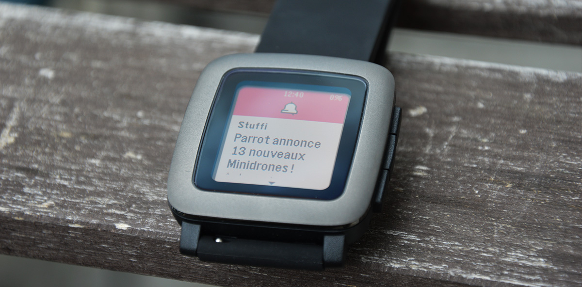 Pebble Time Notification