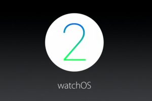 WatchOS 2 pour l'Apple Watch