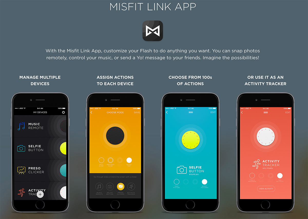 Misfit Link App