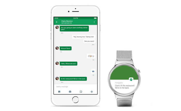 Android Wear pour iPhone