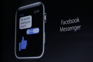 Facebook Messenger sur Apple Watch