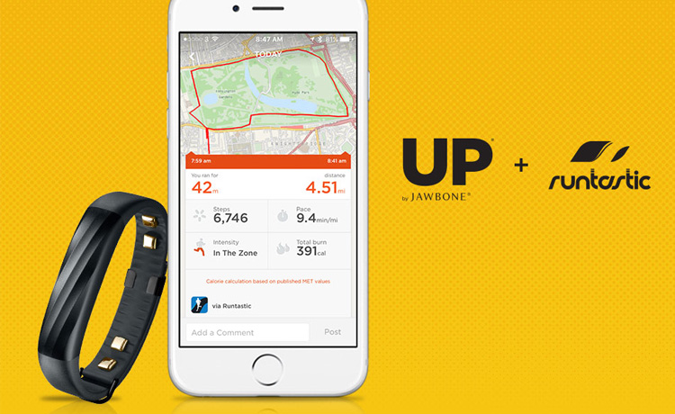 Jawbone et Runtastic s'associent