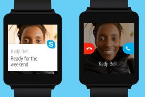 Skype sur Android Wear