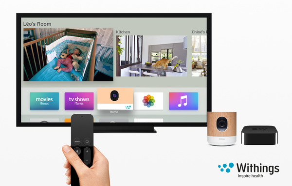 Withings Home AppleTV4 menu