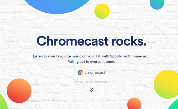 Spotify sur Chromecast