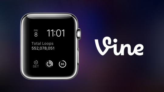 Vine sur Apple Watch