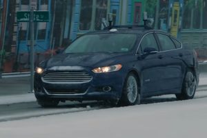 Ford teste des voitures autonomes sur la neige