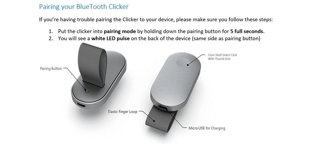 Le Bluetooth Clicker