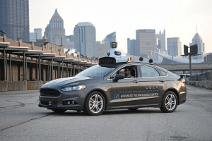 La voiture autonome développée par Uber