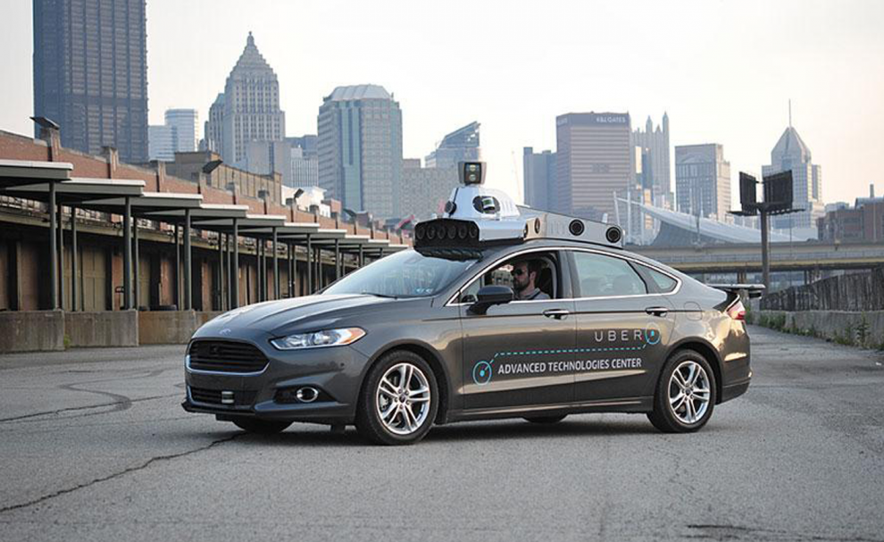 La voiture autonome développée par Uber