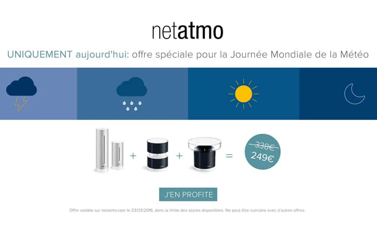 Bon plan Netatmo