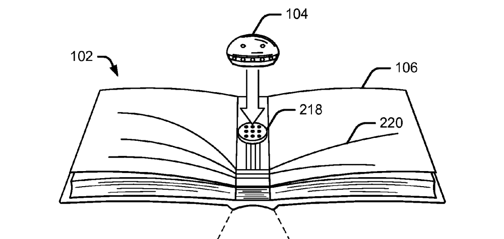 Le projecteur et le micro du livre interactif