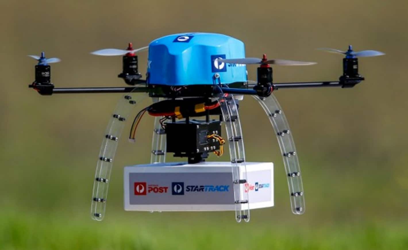 La Poste australienne commence les livraisons par drones