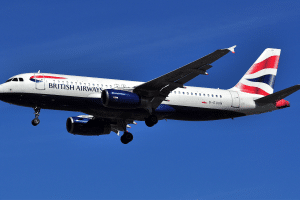 Un A320 de la British Airways