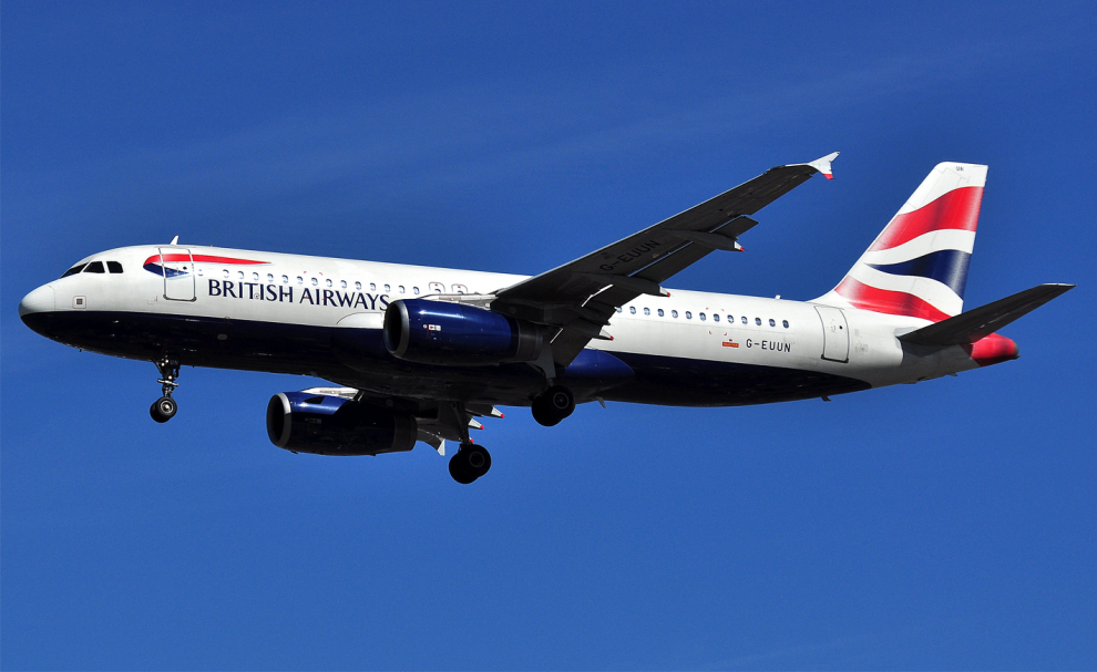 Un A320 de la British Airways