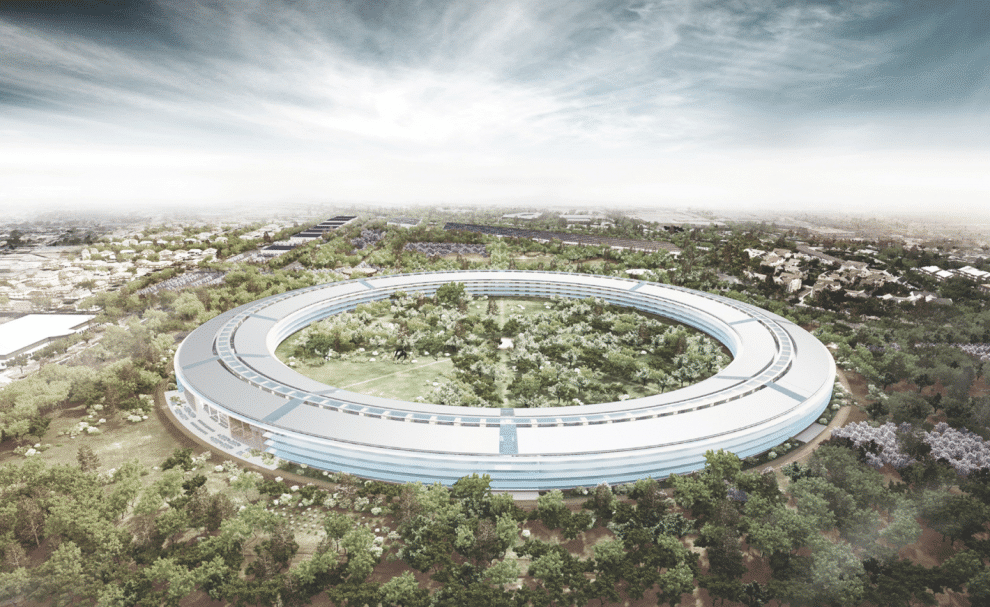 Le futur siège social d'Apple