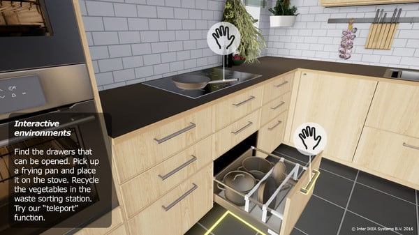 L'app VR de Ikea