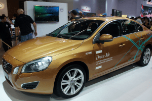 Une voiture autonome de Volvo