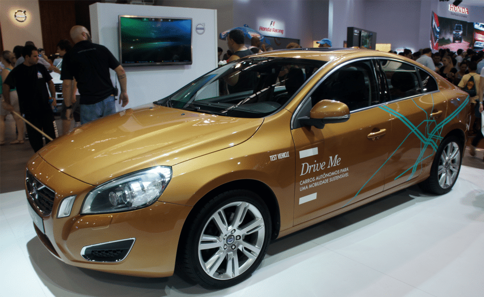 Une voiture autonome de Volvo