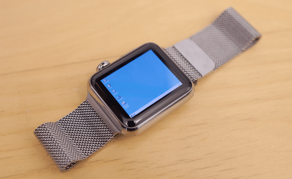 L'Apple Watch sous Windows 95