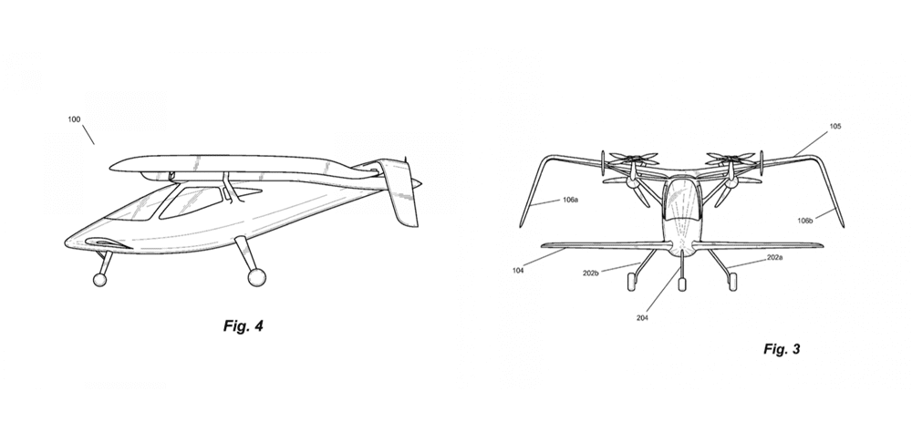 Un prototype de voiture de Zee.Aero