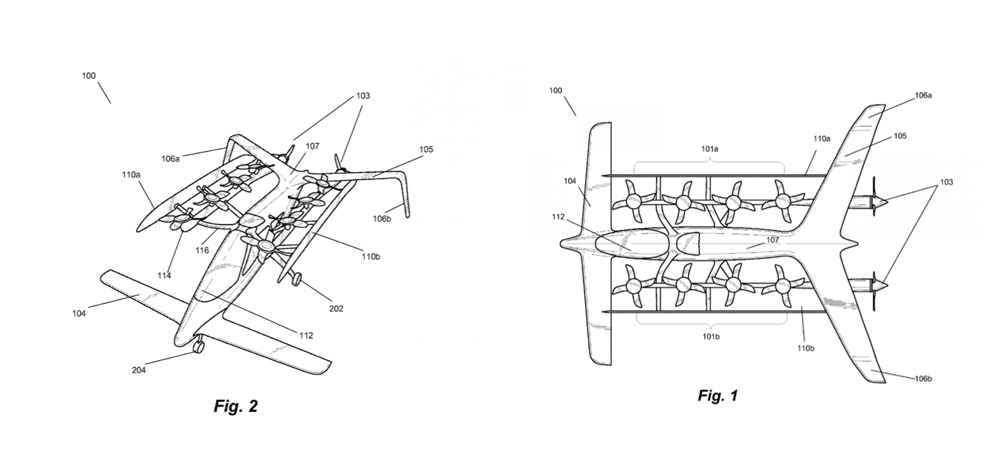 Un prototype de voiture de Zee.Aero