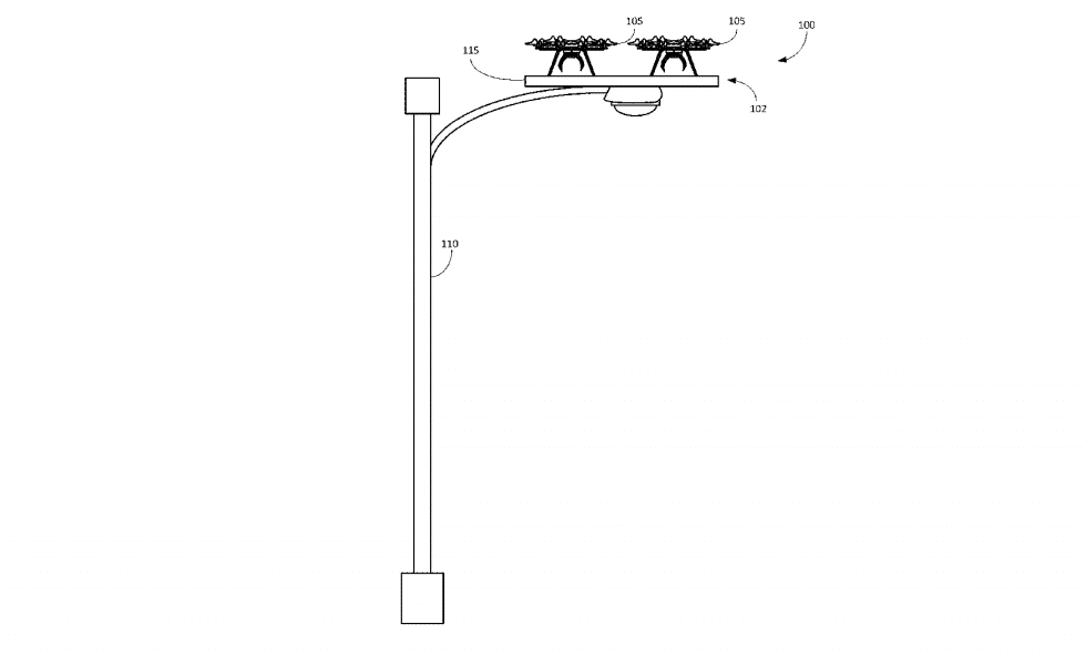 Un dessin du brevet de plateforme d'Amazon