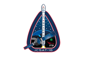 Le logo de la dernière mission de la Falcon 9