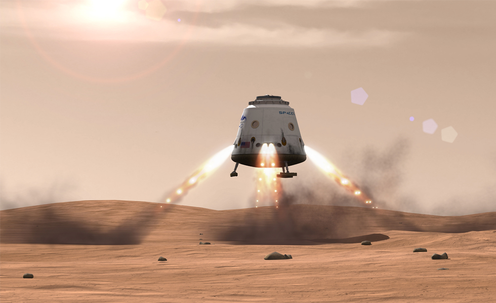 SpaceX sur Mars