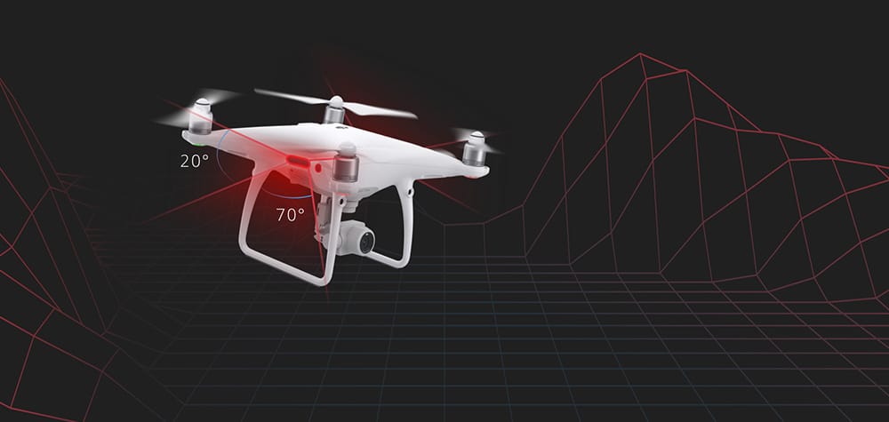 Détection des obstacles sur le Phantom 4 Pro