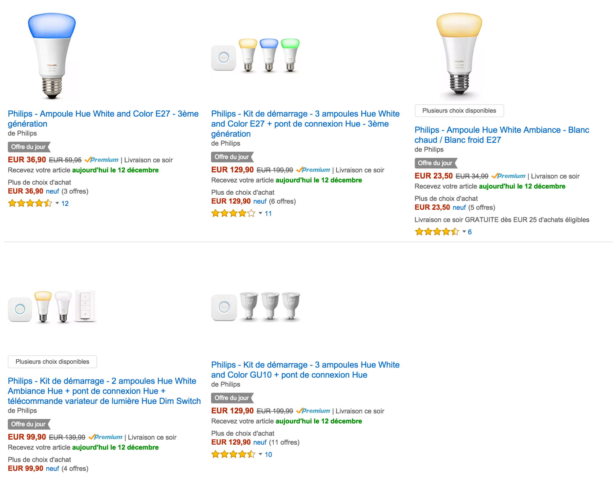 Promo Noel Amazon Philips Hue