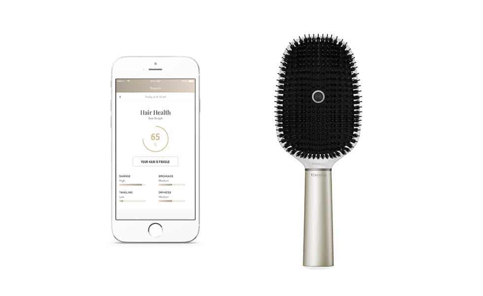 Brosse à cheveux connectée Withings