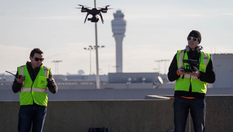 Les drones 3DR à l'aéroport d'Atlanta