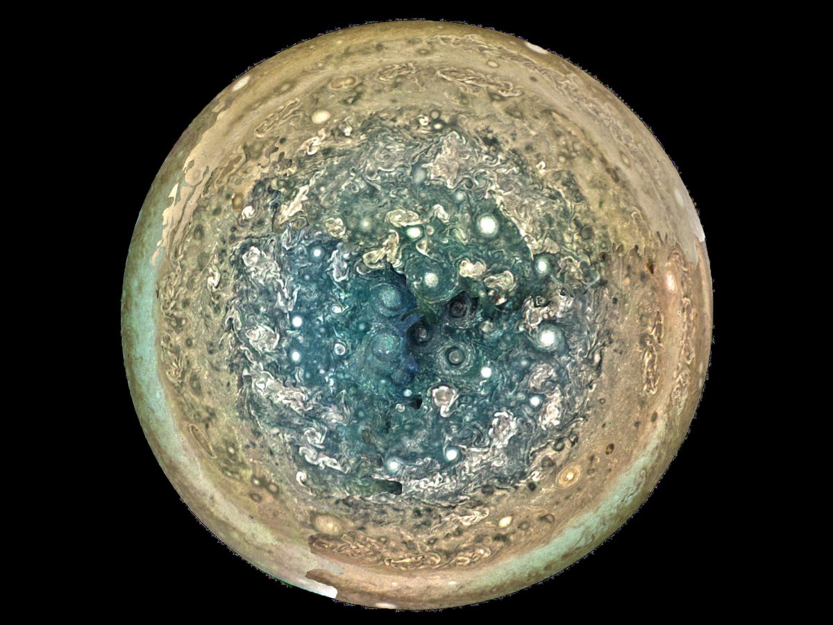 Le Pole Sud de Jupiter