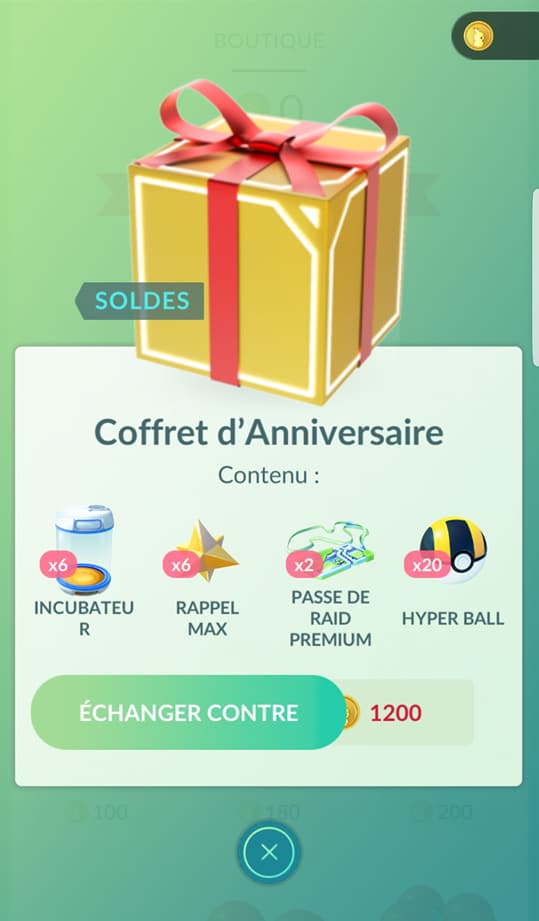 Box anniversaire