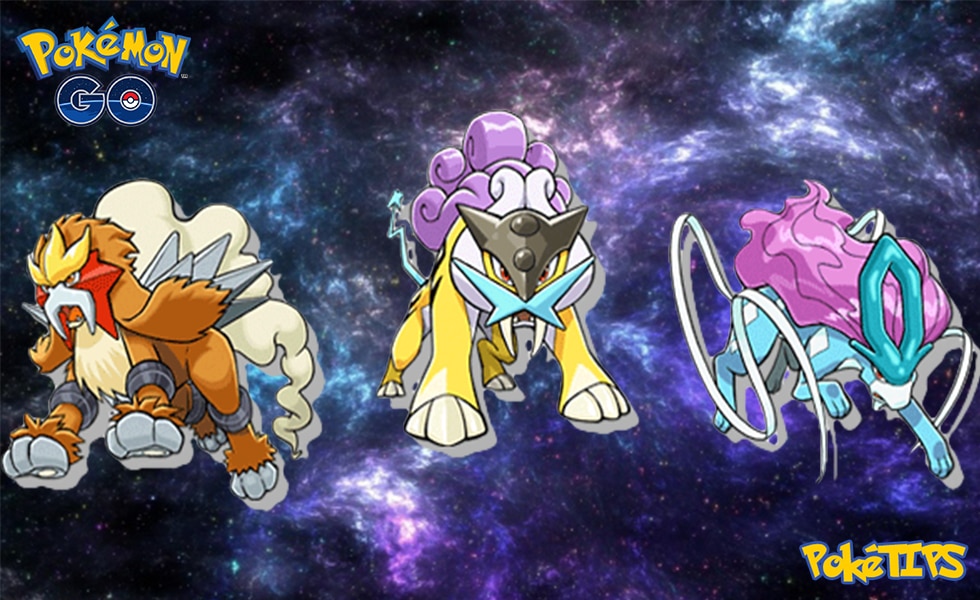 Raikou-Entei-Suicune