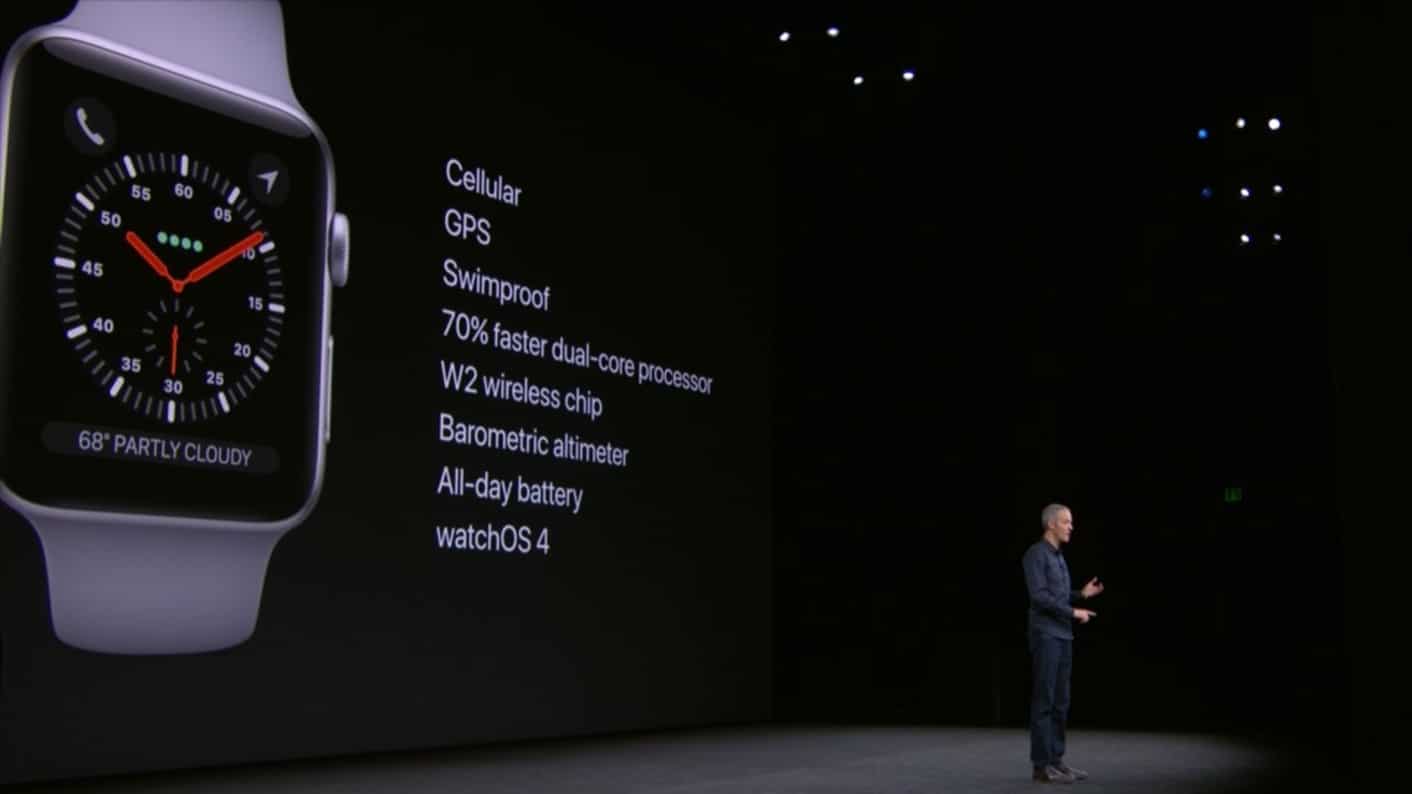 APple Watch Series 3 spec