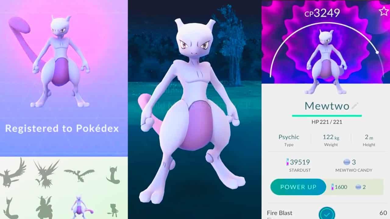 Mewtwo en Raid Ex