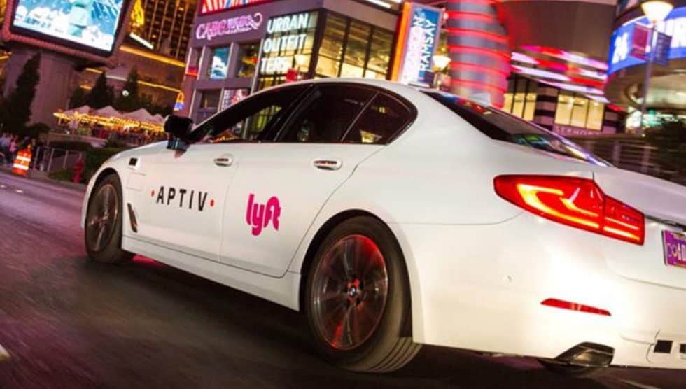 voiture Lyft Aptiv