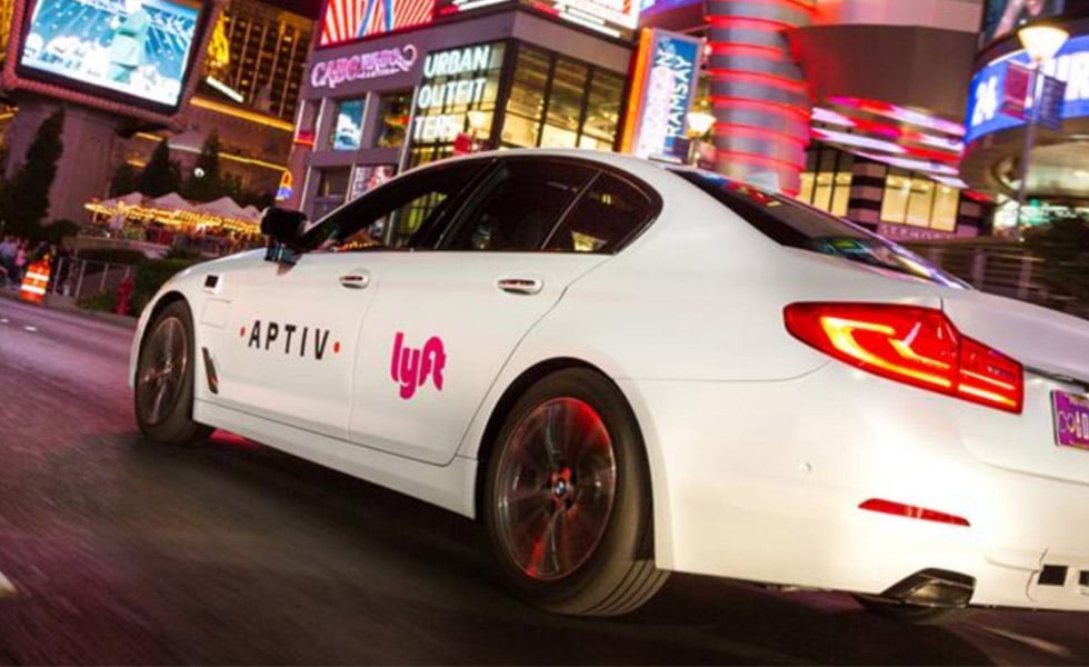 voiture Lyft Aptiv