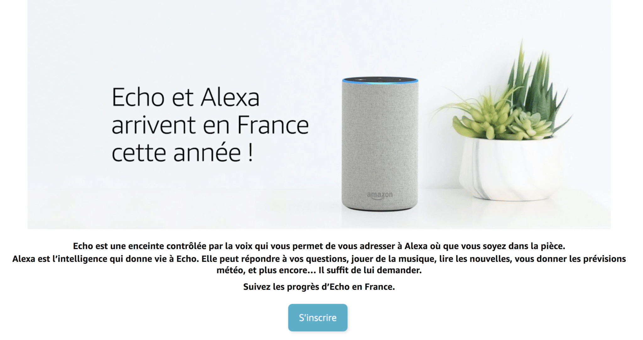 Amazon Echo France