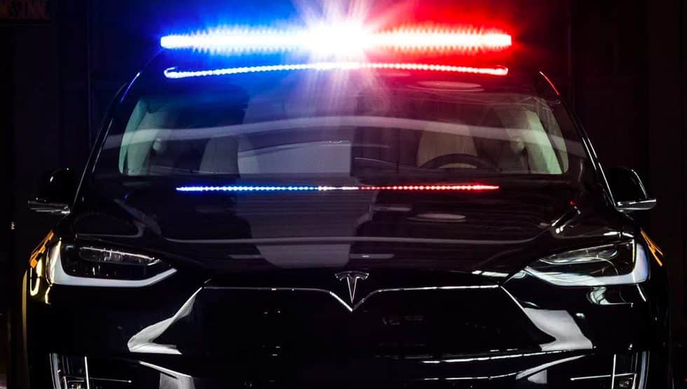 Tesla Model X police