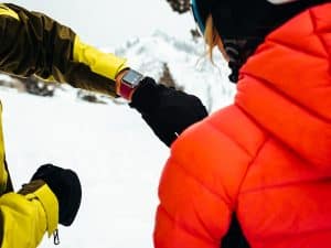 Apple Watch Series 3 ski snow