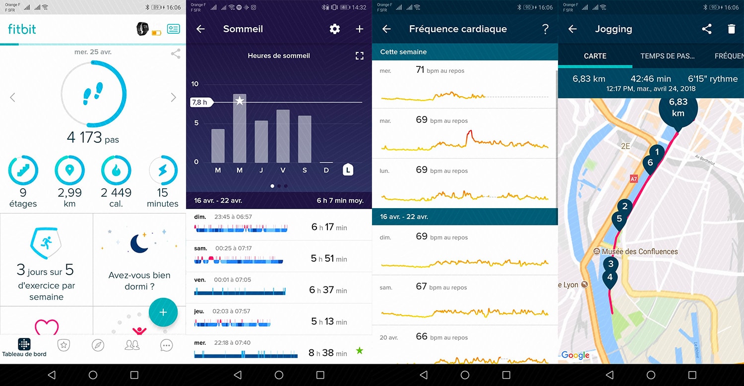 Application Fitbit Versa